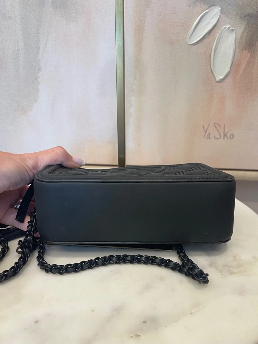 Tory Burch Matte Fleming Double Zip Crossbody